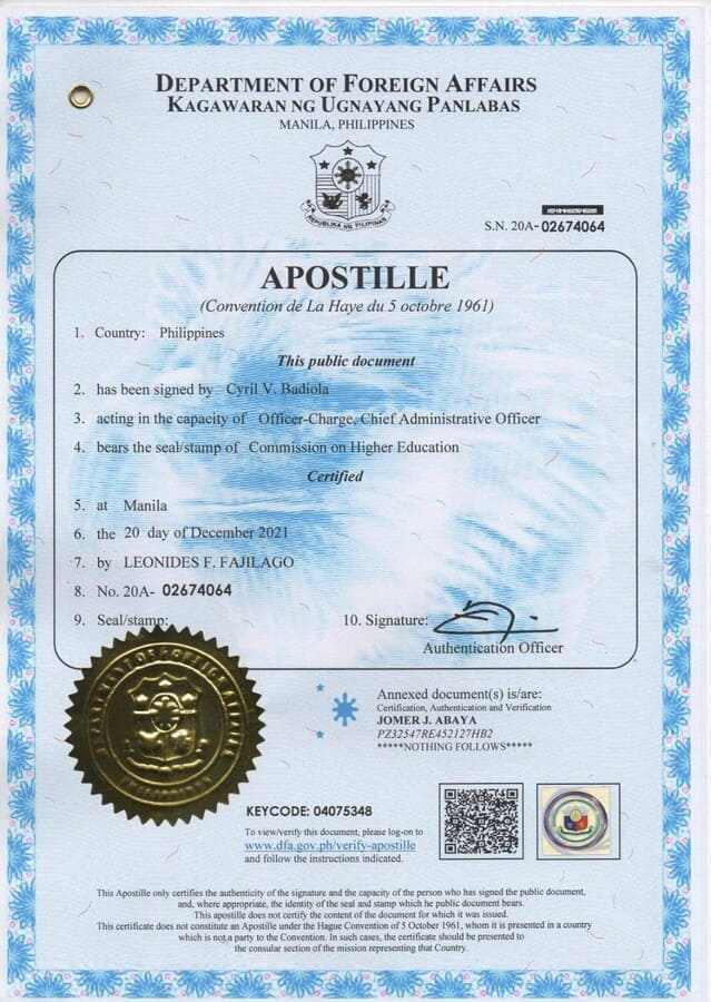 apostille