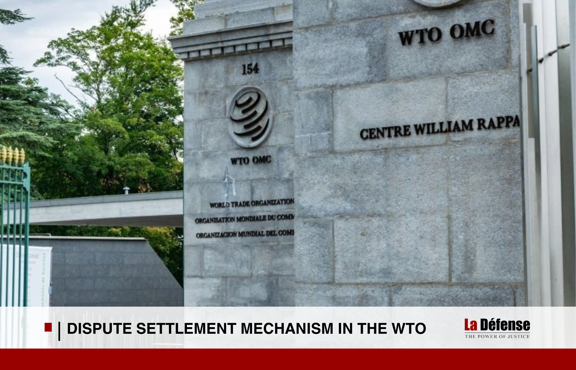 Dispute settlement mechanism in the WTO