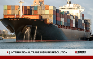 Methods of international trade dispute resolution