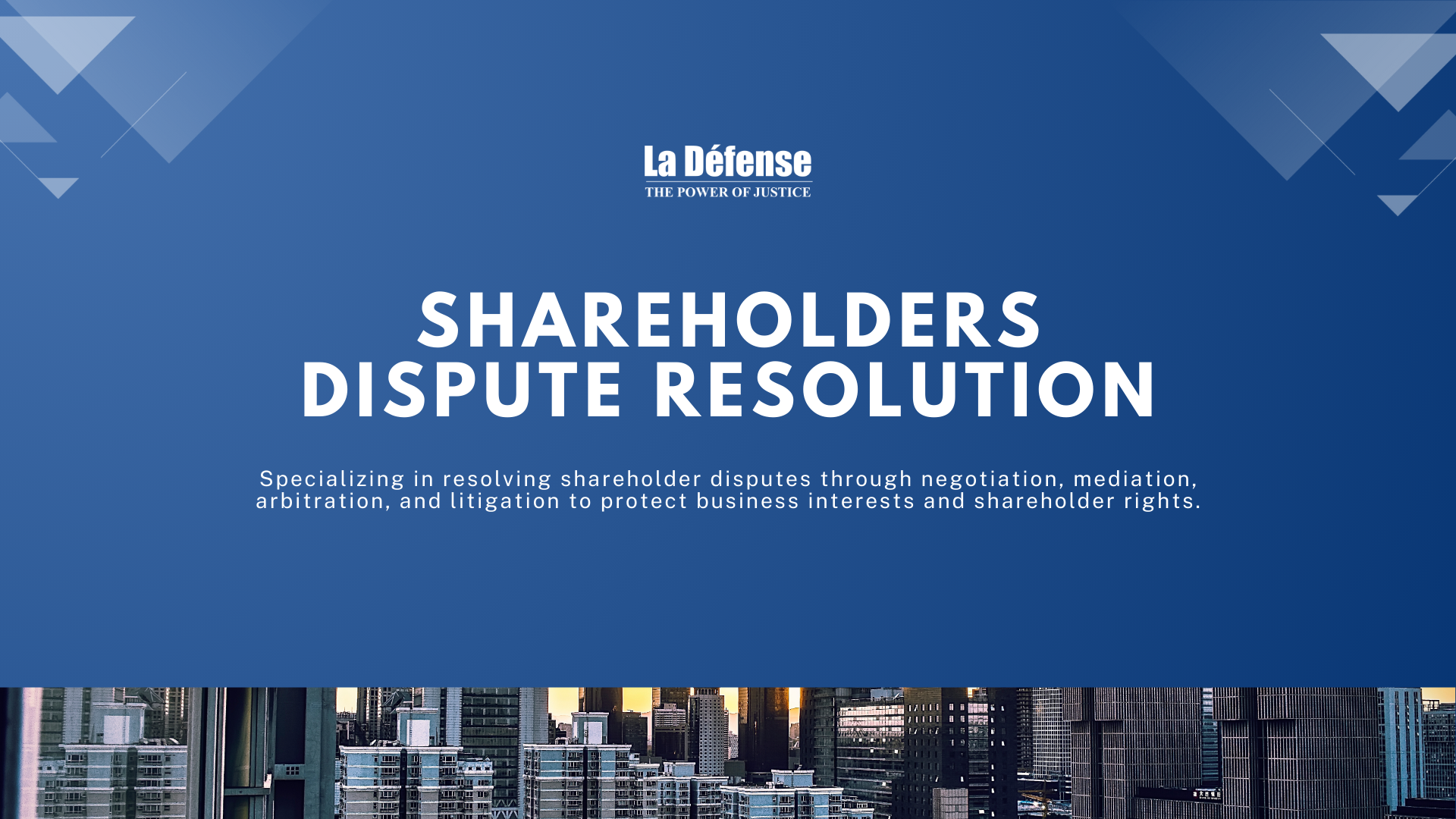 Shareholders Dispute Resolution